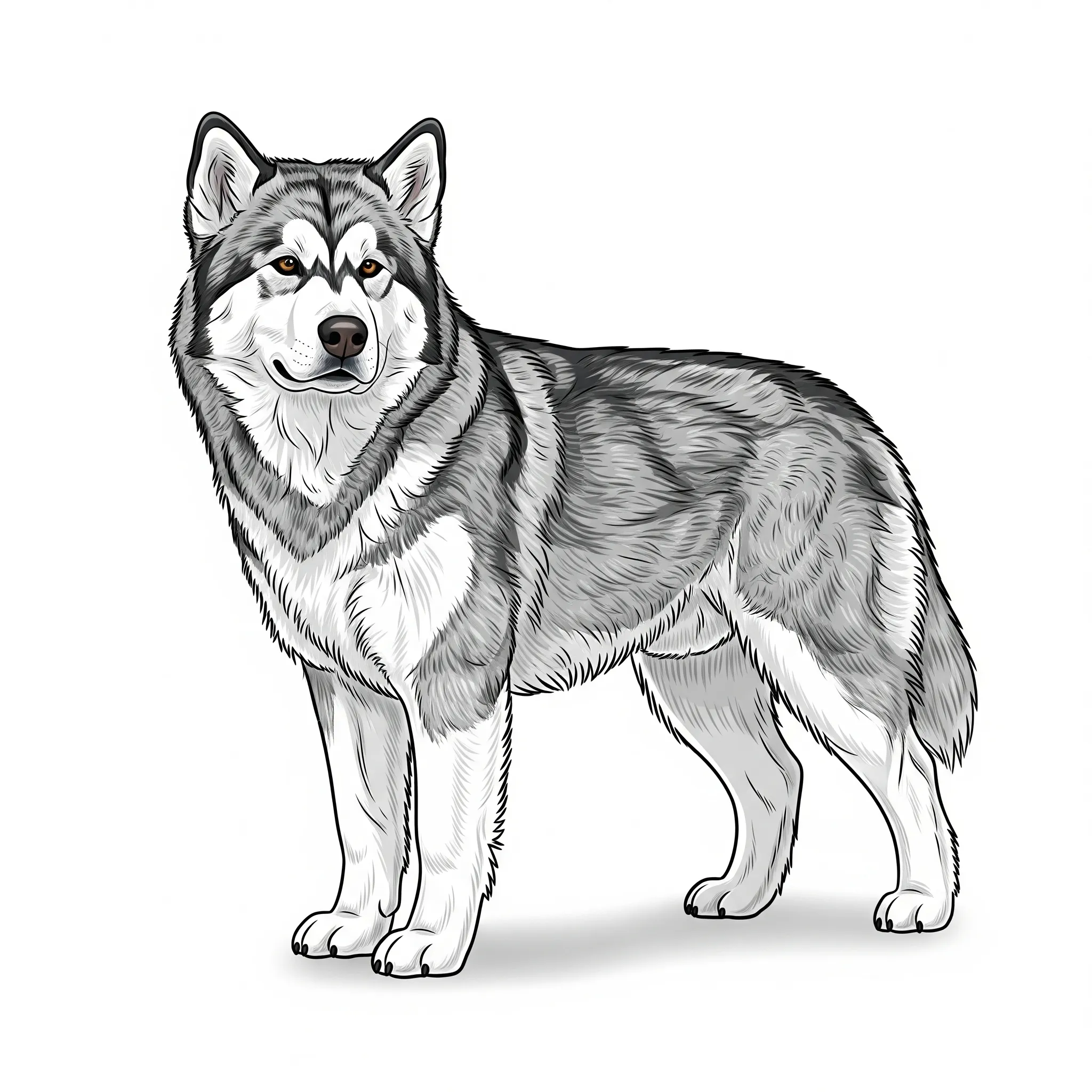 Alaskan Malamute breed